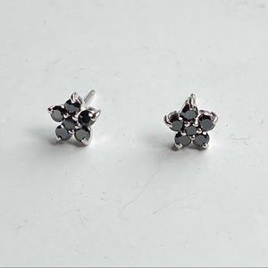 Forget me not flower silver studs